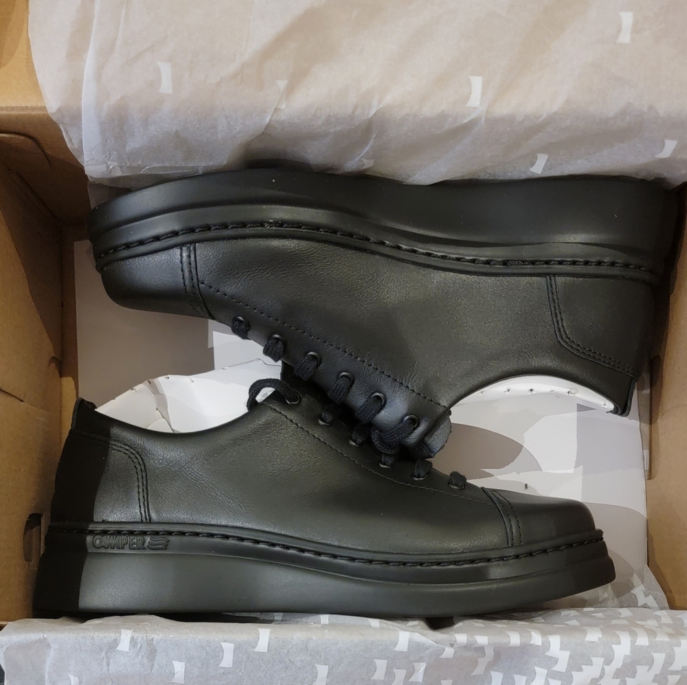 Women's CAMPER 'Runner Up' Platform Sneakers - Size: 8 - Black - K200508-042